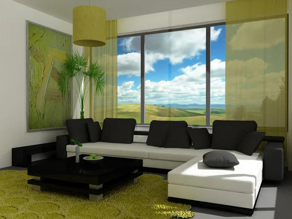 Sala de estar moderna — Foto de Stock