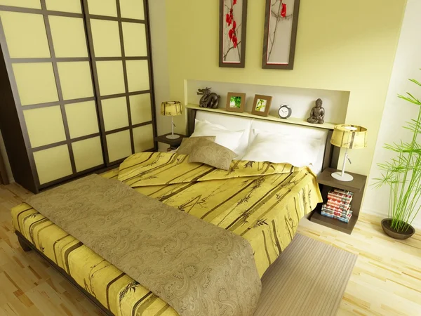 Modern bedroom — Stock Photo, Image