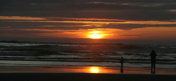 stock image Surf and sunset