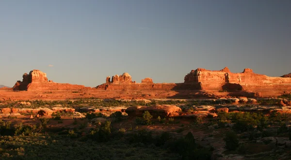 Canyonlands in fading daylight — Stock Photo, Image