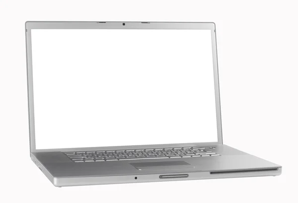 Laptop, Alu — Stockfoto