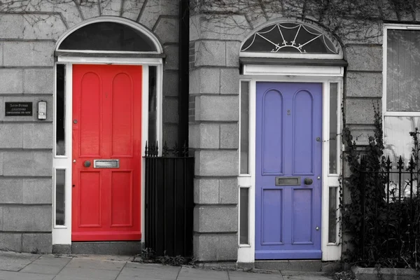 stock image Irish doors