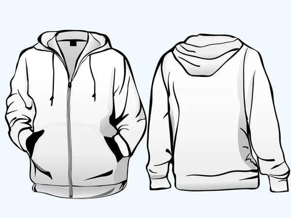 Jaqueta ou modelo de camisola —  Vetores de Stock