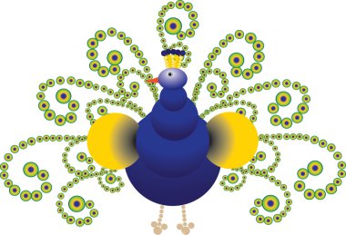 Peacock clipart