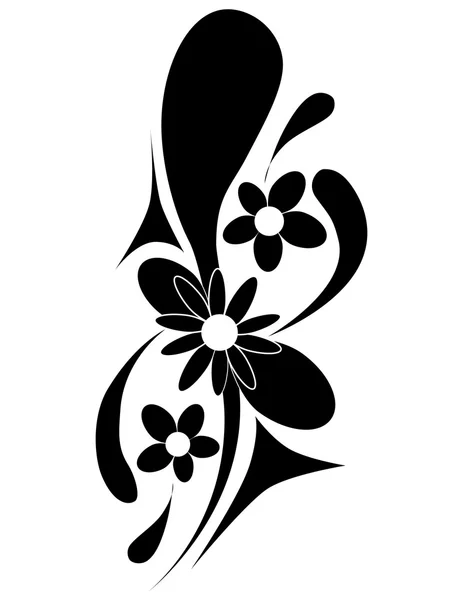 Decorativo floral — Archivo Imágenes Vectoriales