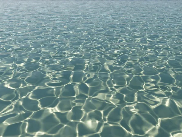 Surface de l'eau avec motif caustique — Photo
