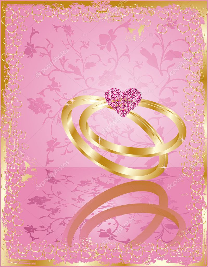 Vintage Wedding Background - Invite Card Design Stock Image - Image of  jewelery, jewelry: 82652641