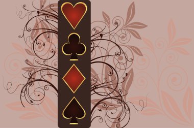 Poker illüstrasyon kumar, vektör