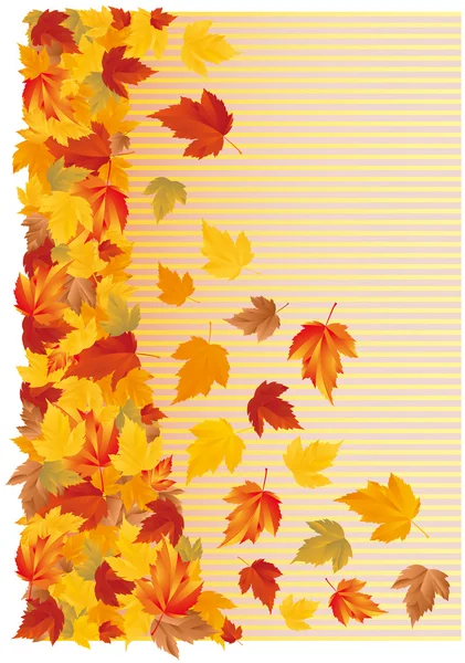 秋天的壁纸。矢量 — 图库矢量图片