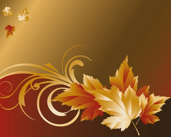 Papier peint d'automne, vecteur — Image vectorielle