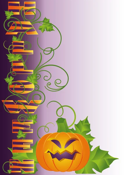 Tarjeta de Halloween, vector — Archivo Imágenes Vectoriales