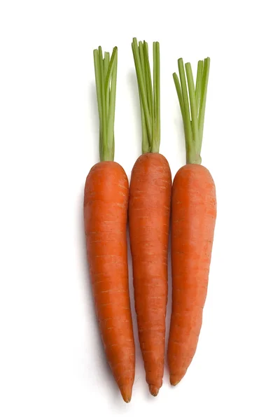 Three carrots — Stock Photo, Image