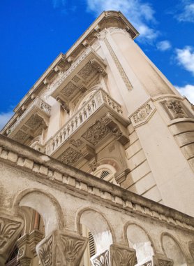 Historic building. Bari. Apulia. clipart