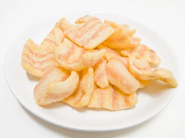 Paprika potato chips. — Stockfoto