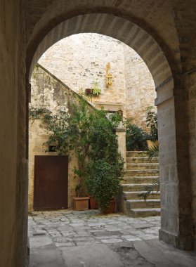 Ancient arch. Giovinazzo. Apulia.