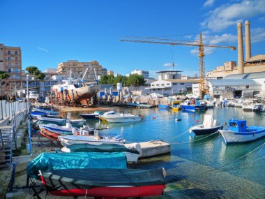 monopoli liman manzaralı. Apulia.