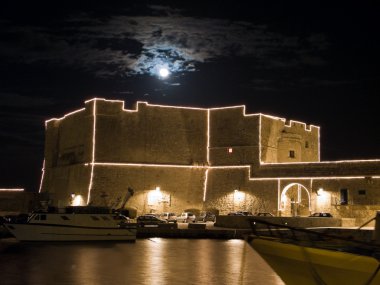 Monopoli Castle. Apulia. clipart