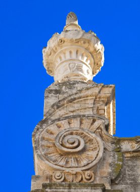 Monopoli katedral ayrıntı. Apulia.