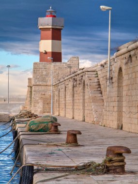 Old port of Monopoli. Apulia. clipart