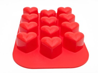 Red Heart Silicone. clipart