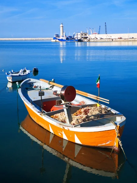 Vista panorámica del puerto de Molfetta . —  Fotos de Stock