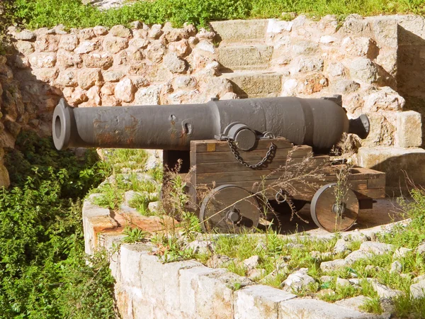 砲台は、防衛を大砲します。. — ストック写真