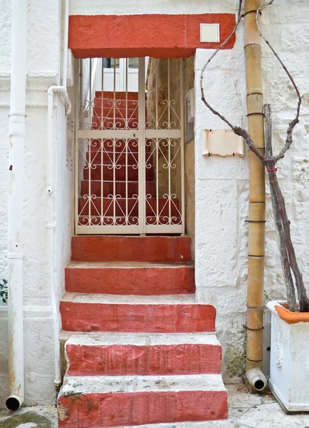 stock image Typical house in Polignano. Apulia.