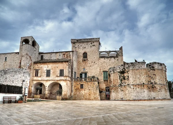 Conversano Kalesi. Apulia. — Stok fotoğraf