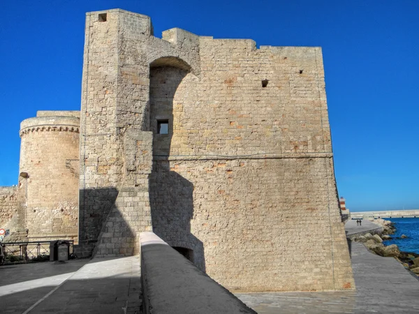 Carlo V Castle. Monopoli. Apulia. — Stok fotoğraf