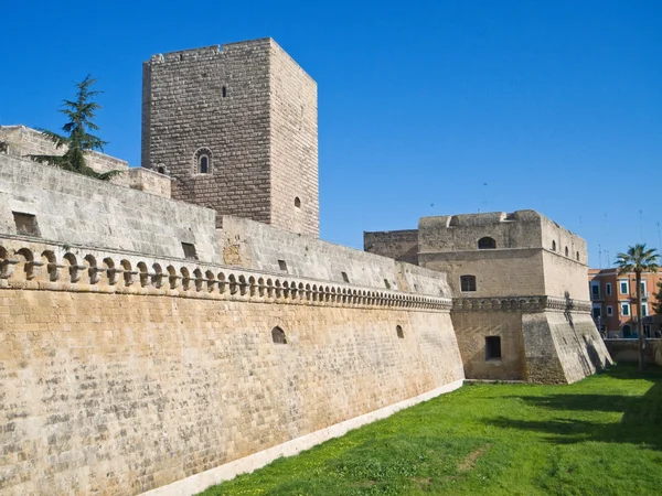 Norman-swabian hrad z bari. Apulie. — Stock fotografie