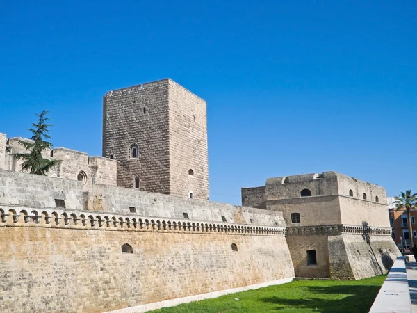 Norman-schwabiska slottet i bari. Apulien. — Stockfoto