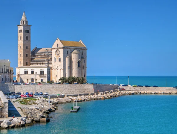 Katedral deniz. Trani. Apulia. — Stok fotoğraf