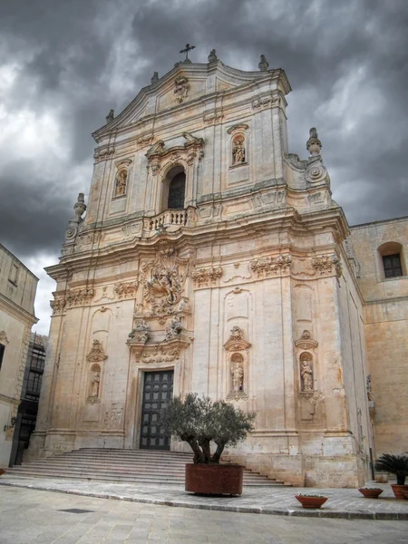 Martina franca Katedrali. Apulia. — Stok fotoğraf