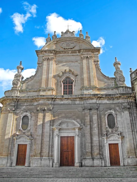 Katedra monopoli. Apulia. — Zdjęcie stockowe