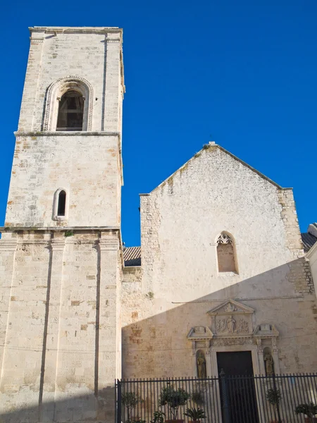 Katedrála v Polignano. Apulie. — Stock fotografie