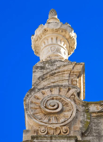 Detalhe da Catedral de Monopoli. Apúlia . — Fotografia de Stock