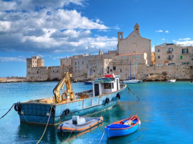 Giovinazzo manzaralı. Apulia.