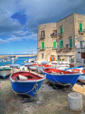 Giovinazzo manzaralı. Apulia.