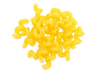 Spiral shape short-cut Pasta. clipart