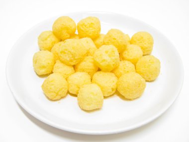 Cheese Puff Balls. clipart