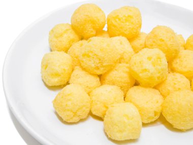 Cheese Puff Balls. clipart