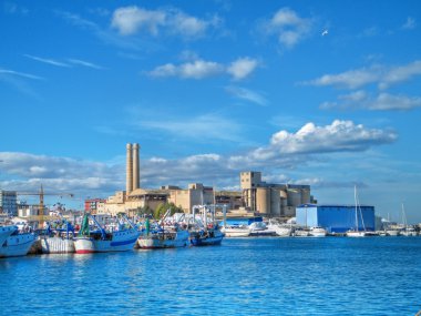 manzara liman. Monopoli. Apulia.