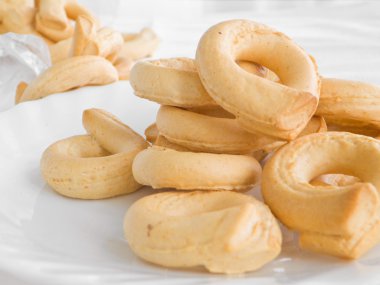 Italian Boiled Pretzels: Taralli. clipart