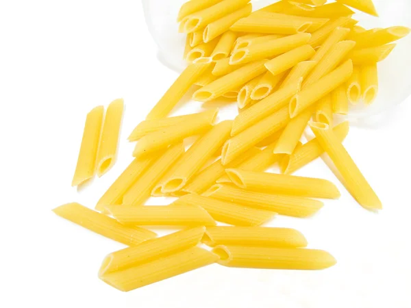 Pasta in plastic container. — Stock Photo, Image