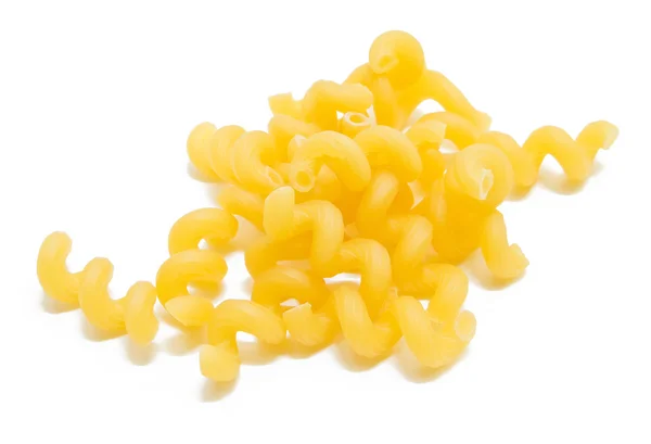 Spiral pasta isolated on white. — Stock Fotó