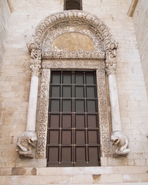 Bazilika svatého Mikuláše. Bari. — Stock fotografie