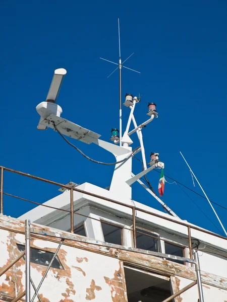 Radar navale . — Foto Stock