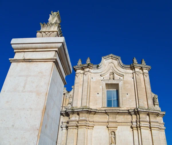 Igreja de St. Agostino. Matera. Basilicata . — Fotografia de Stock