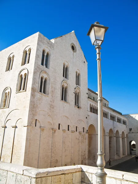 De basiliek van Sint Nicolaas. Bari. Apulië. — Stockfoto