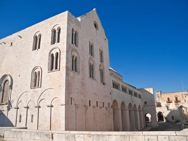 De basiliek van Sint Nicolaas. Bari. Apulië. — Stockfoto